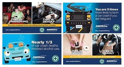 materials social driving distracted month awareness justdrive kit