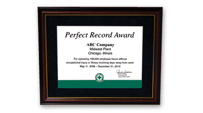 workplace safety awards